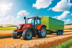 Puzzle Trefl Tehnologie Agricolă 100 de piese