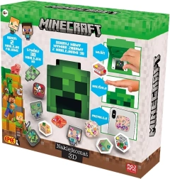 Set creativ 3D MINECRAFT – mașină de abțibilduri