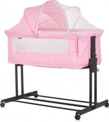 Pătuț și co-sleeper 3‑în‑1 Chipolino Zen Flamingo