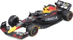 set de model f1 red bull rb19 1:24 cu postament de la bburago