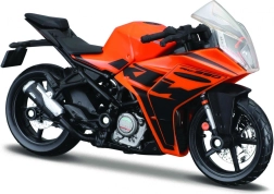 Model metalic motocicletă KTM RC390 cu suport 1:18