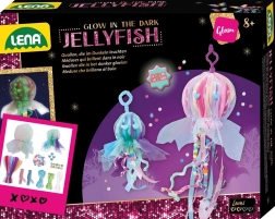 Lena pandantiv meduză care luminează în întuneric – set creativ