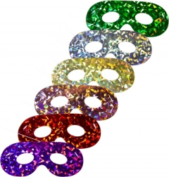 Măști colorate holografice