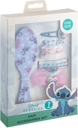 Set pentru copii cu accesorii de păr STITCH, 7 buc