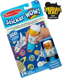 Sticker Wow set creativ cu ștampilă și autocolante – astronaut