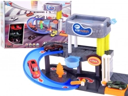 Spălătorie de mașini pe două niveluri cu apă curentă, lift și efecte