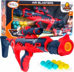 Pușcă manuală pentru copii 6+ Mecanism cu arc + ochitor + 12 gloanțe din spumă