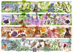 Puzzle TREFL Premium Plus Tea Time: patru anotimpuri 1000 piese