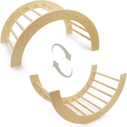 Arcul de cățărat 2în1 natural pentru copii