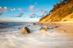 Pictură cu diamante Plajă Stâncoasă 30x40cm