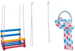 Leagăn colorat din lemn 38 × 30 cm, capacitate 80 kg