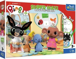 Puzzle Super Maxi față-verso Bing și prietenii