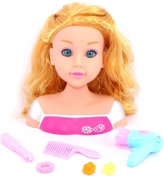 Cap de coafat cu accesorii 22 cm