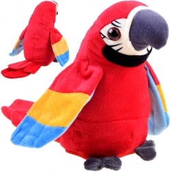 Papagal de pluș vorbitor cu funcție de repetare – Roșu