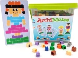Little Architect ArchiMates 630 piese – set educațional de construcție