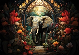 Puzzle Gardianul florilor 1000 piese ART PUZZLE