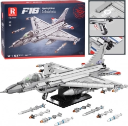 Set de construcție REOBRIX avion de vânătoare F-16 Fighting Falcon (1337 piese)