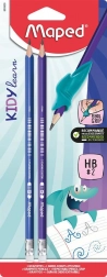 Set de creioane grafit Maped Kidy Learn Finger Guide 2 buc