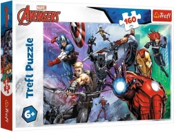 Puzzle 160 piese MARVEL Avengers – eroi mereu pregătiți