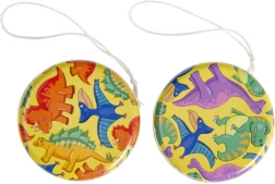 Yo-yo metalic cu motiv cu dinozauri