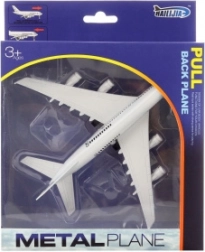 Avion metalic cu mecanism de întoarcere pe baterii