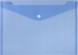 Plic cu capse A5 Opaline albastru, pachet 5 buc