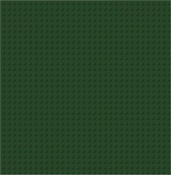 Brixies Plus Bază de construcţie verde închis 25,5 x 25,5 cm