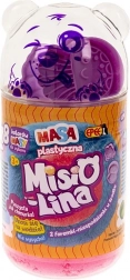 Misiolina plastilină – set roz și mov cu forme