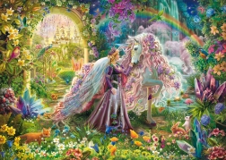 Puzzle „Călătorie cu unicornul viselor” 500 piese
