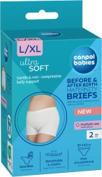 Canpol babies chiloți pentru sarcină și postpartum 2 în 1 L/XL – 2 bucăți