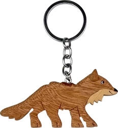 Breloc din lemn vulpe mare – 2Kids Toys