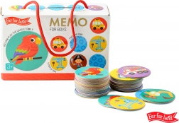 Far Far Land pexeso rotund pentru băieți