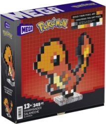 Set de construcție MEGA Pokémon pixel art Charmander 15 cm (349 piese)