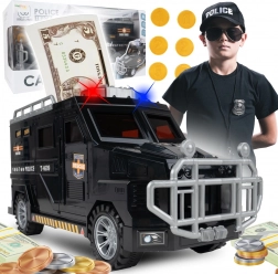 Pușculiță seif mașină de poliție SWAT