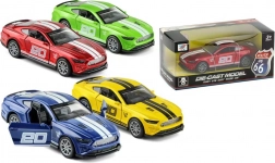 Mașinuță sport din metal cu uși care se deschid