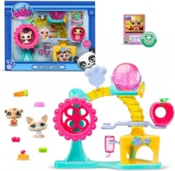 Littlest Pet Shop Fabrica Veselă cu 2 figurine