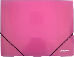 Mapă cu elastic eCollection roz A4