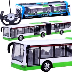 Autobuz articulat RC cu telecomandă pentru copii – Verde