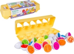 Ouă de deschis cu numerele 1–12 în carton