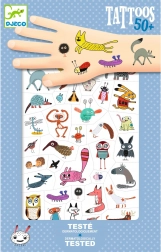 Tatuaje temporare cu drăgălașe năzdrăvanii DJECO