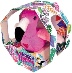 Flamingo de pluș interactiv Happy Yappers – jucărie vorbitoare și mobilă cu USB