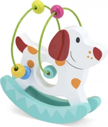 Labirint din lemn în formă de câine – jucărie motrică pentru copii