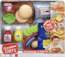 set creativ cheeseburger și cartofi prăjiți LITTLE TIKES Creative Chefs
