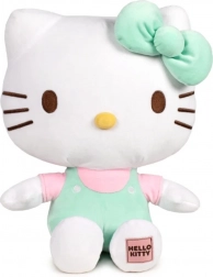 Jucărie de pluș Hello Kitty cu aplicație 32 cm – verde