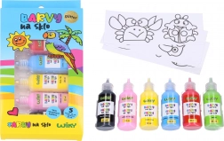 Vopsele pentru sticlă cu sclipici 5+1