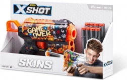 X-Shot Skins Flux – pistolă cu spumă Game Over (8 săgeți)