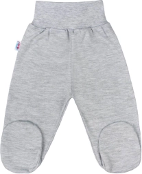 Pantalonași cu botoșei pentru alăptare New Baby Classic II gri