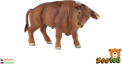 Figurină din plastic cu taur Jersey, 14 cm