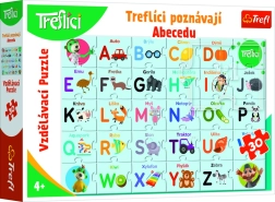 Puzzle Treflíci învață alfabetul 30 de piese