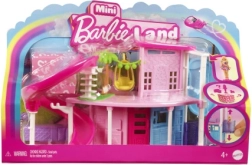 MATTEL mini BARBIE land căsuță pentru păpuși cu păpușă, animăluț, lift și piscină